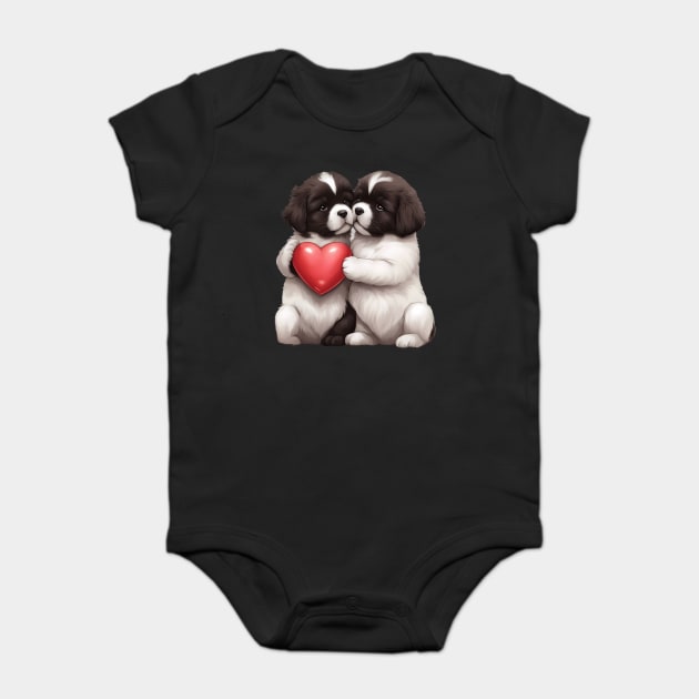 newfoundland dog lover Baby Bodysuit by animegirlnft